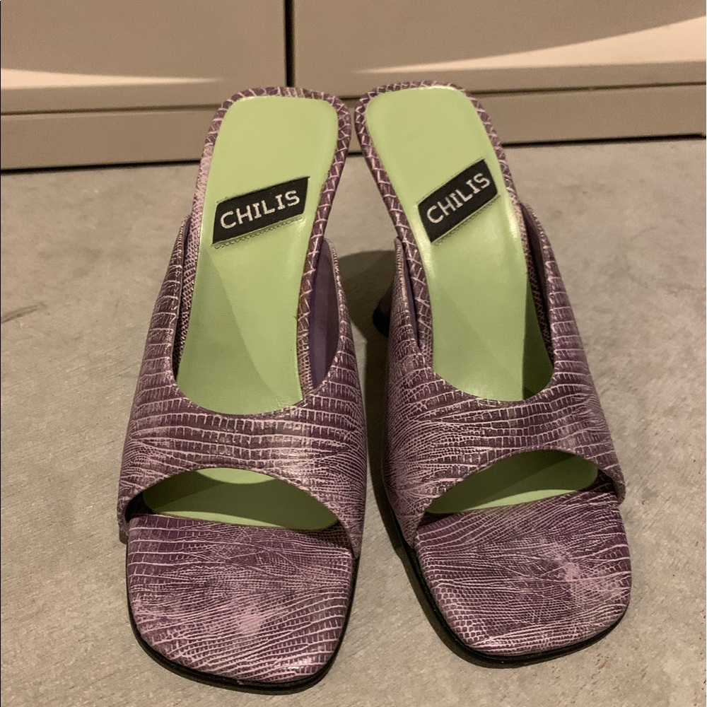 Slip on semi sandals